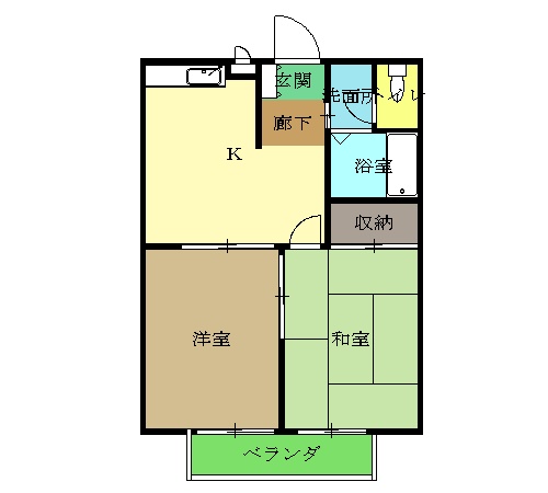 ピースフルイーストの間取り