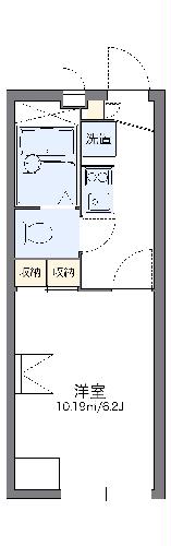 レオパレスリバストンの間取り