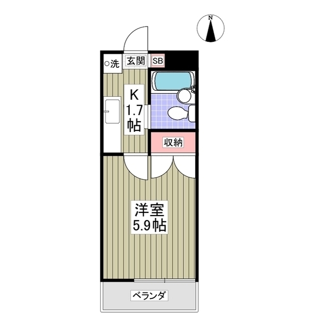 メゾン兵庫塚の間取り