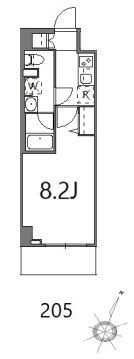ティーステージジェイアール浜川崎の間取り