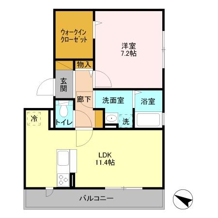 スカイパレットABの間取り