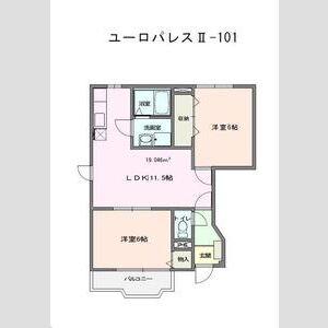 ユーロパレスⅡの間取り