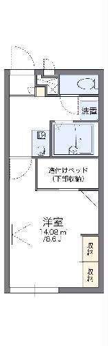 レオパレスグリーンサイドの間取り