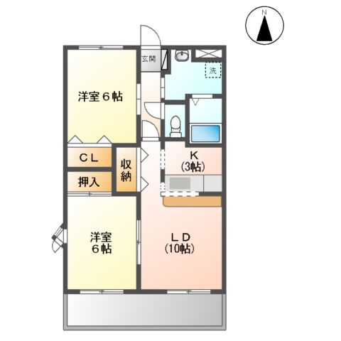 プロニティ・ハイムの間取り