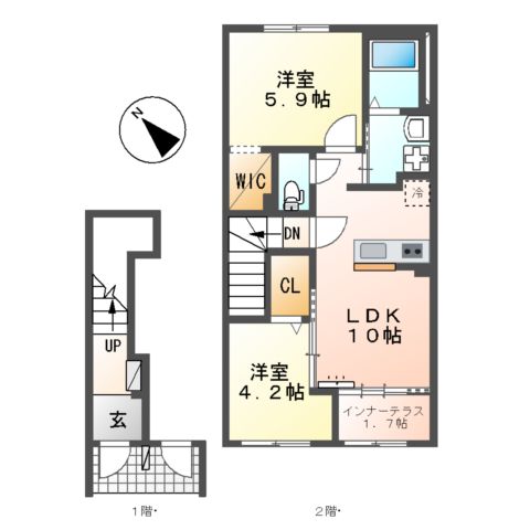 グランノアール青葉の間取り