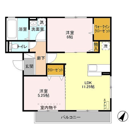 シーガル Ⅱの間取り