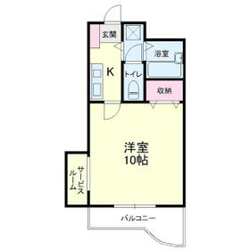 アビタシオン(葵西)の間取り