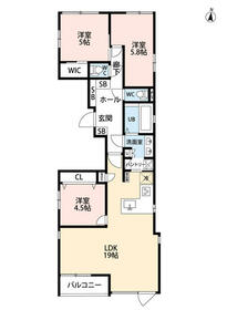 URNA SANDSの間取り