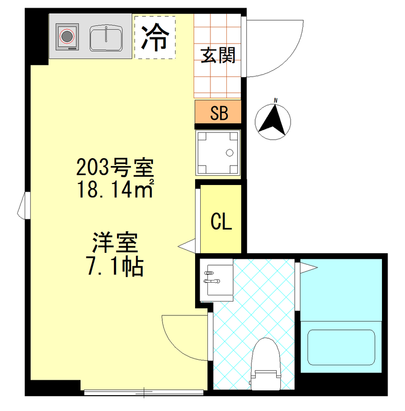 FERIO三河島 の間取り