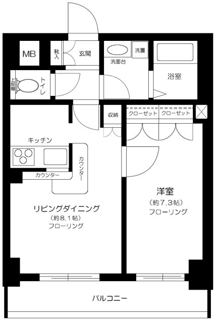 S・フラット吉祥寺の間取り