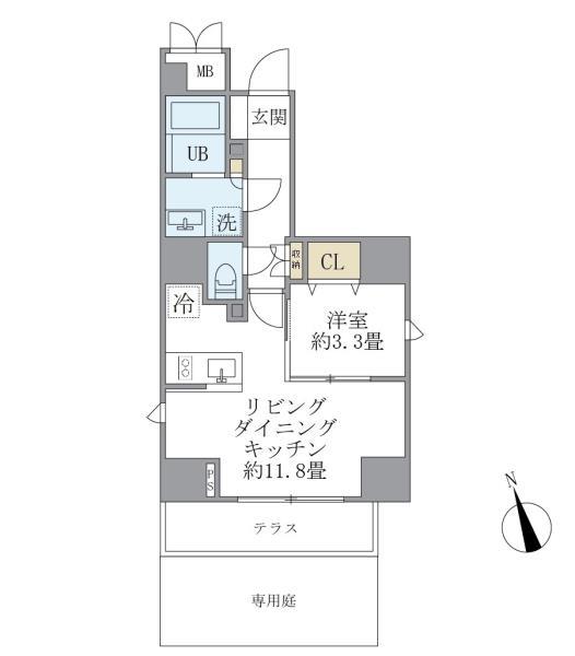 La Perla Yotsuyaの間取り