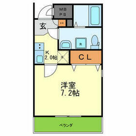 ウインズコート天神の間取り