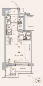 メイクスデザイン板橋本町・502号室の間取り