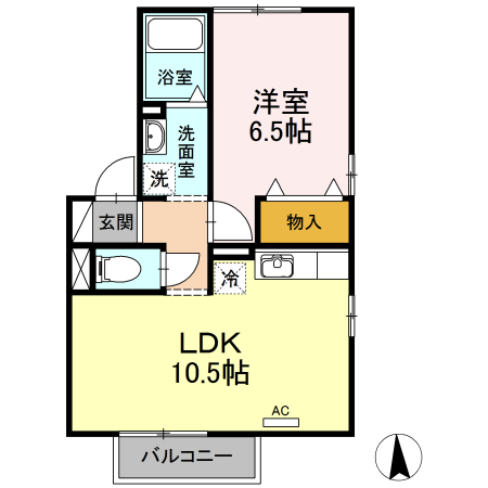 ミュータウン Cの間取り
