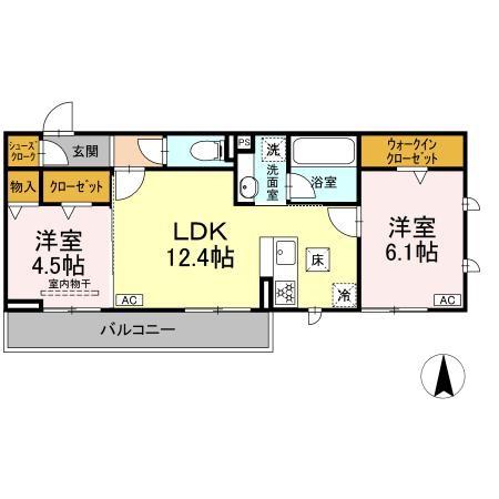 D-ROOM大川の間取り