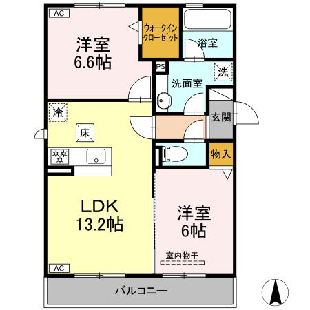 D-ROOM大川の間取り