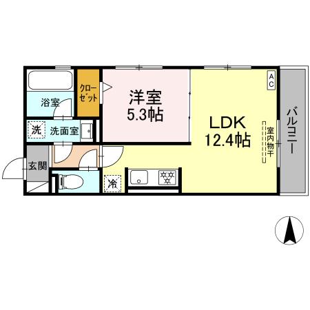 D-ROOM大川の間取り
