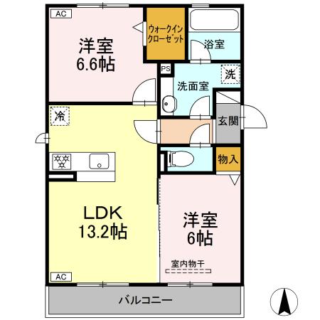 D-ROOM大川の間取り