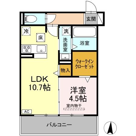 セレスティア岐南 Eastの間取り
