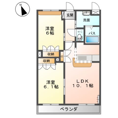 レジアス ガーデンの間取り
