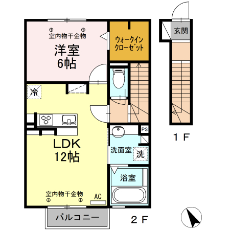 カーザ ヴィータの間取り