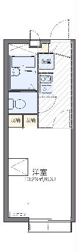 レオパレス若葉の間取り