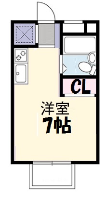 メゾンド貝塚の間取り