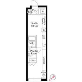 EDIT ebisuの間取り