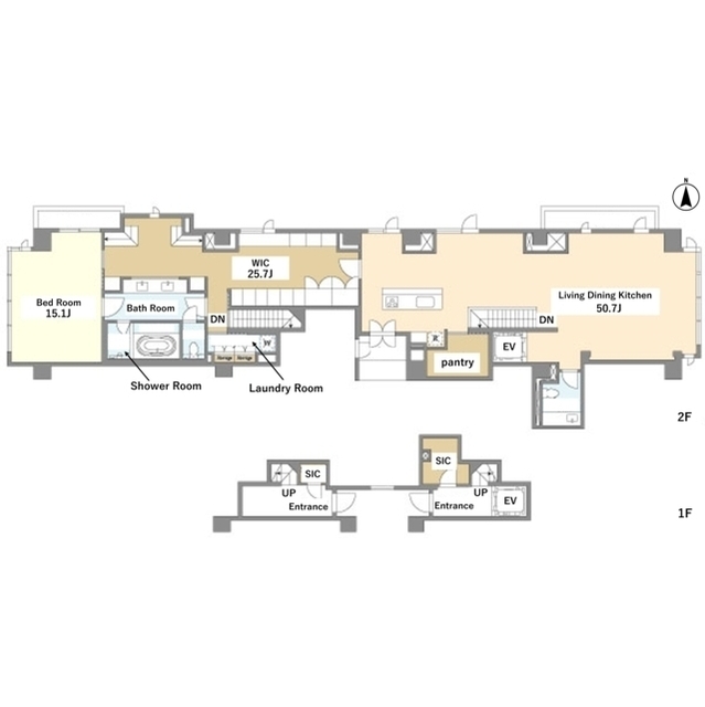 プレステージレジデンス白金長者丸の間取り