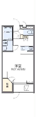 レオパレス我孫子の間取り