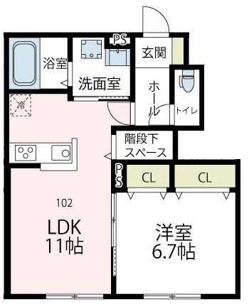 メゾンボヌールⅠの間取り