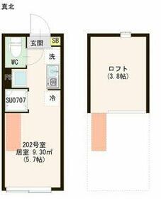 ハーモニーテラス若宮Ⅵの間取り