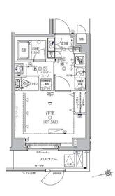 クレイシア北馬込・103号室の間取り