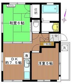ハイツ碧い鳥の間取り