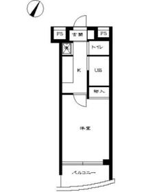 スカイコート学芸大学壱番館の間取り
