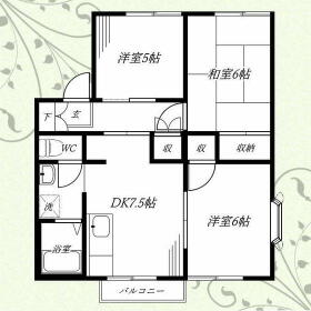 サニープラザ・B201号室の間取り