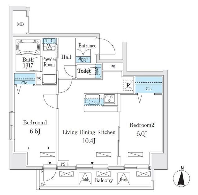 クラリティア板橋本町の間取り