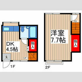 ハイツ岡本の間取り