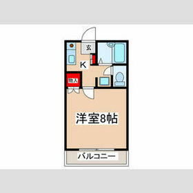 ベラカーサ泉Ｂの間取り