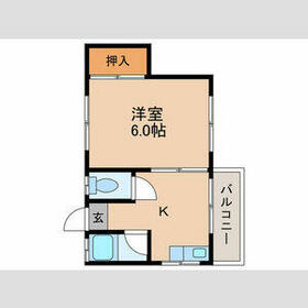 青山コーポの間取り