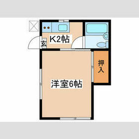 西山アパートAの間取り