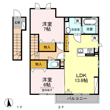 ロイヤルヒル Ⅰの間取り