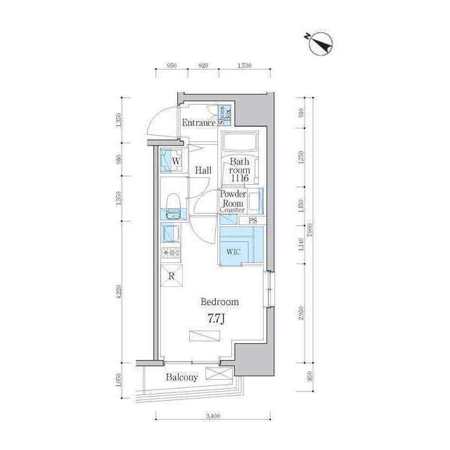 デュオフラッツ日本橋水天宮の間取り