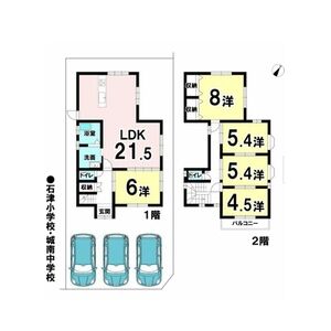 多度大社北戸建・1号室の間取り