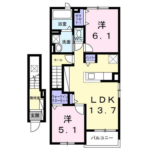 アヴァンス パレイルの間取り