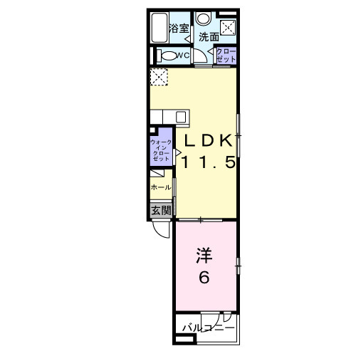 プレールシュメゾンの間取り