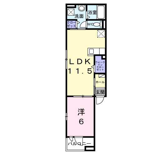 プレールシュメゾンの間取り