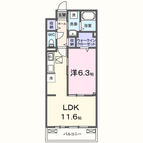 ヴィラバースの間取り