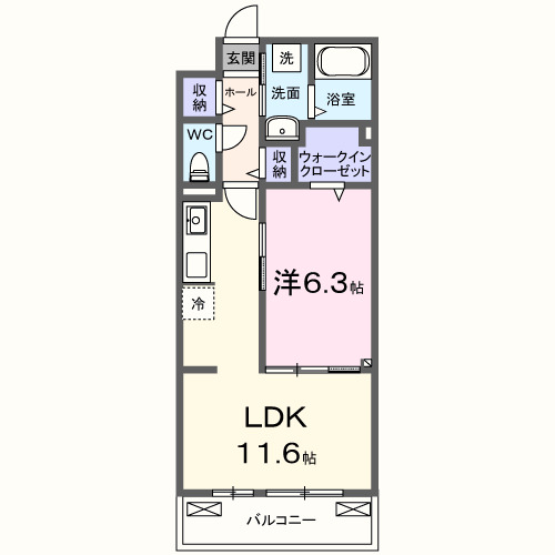 ヴィラバースの間取り