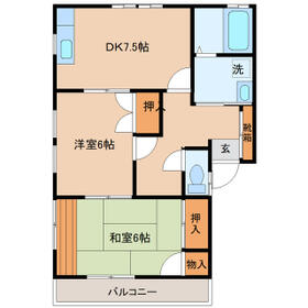 ファミリープラザCの間取り